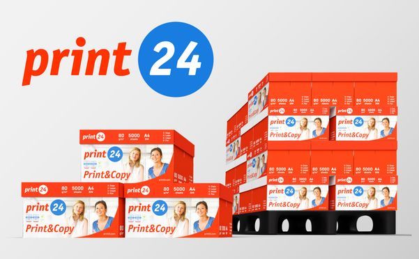 print24 Drucker  und Kopierpapier Kopierpapier 2500 Blatt A4 80g Premium Weiß PEFC zertifiziert, PEFC Zertifikat (GFA PEFC COC 500582