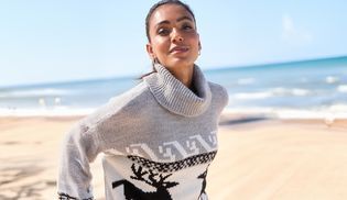 Hoher Rollkragen für extra Wärme