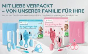 Mit Liebe & Verantwortung: Babypflege Sets, biologisch abbau