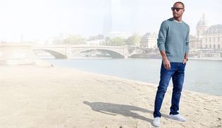 Modischer Strukturstrick für einen einzigartigen Look