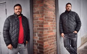 Steppjacken von MEN PLUS stilvoll durch jede Saison