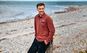 Einfarbige Poloshirts