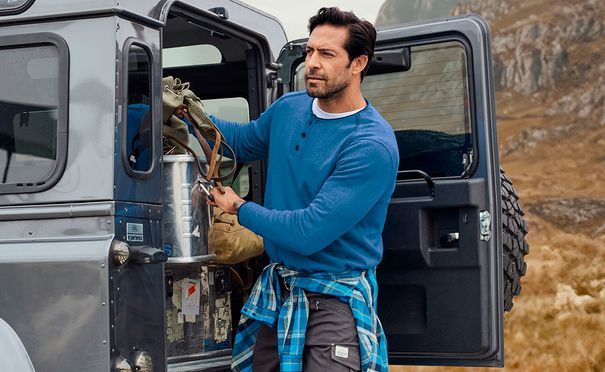 Pullover von JAN VANDERSTORM – maskulin, bequem und ideal für große Größen!