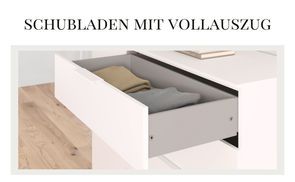 Praktische Schubladen mit Vollauszug