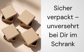 assen in speziell entwickelter, 100 % bruchsicherer Verpacku