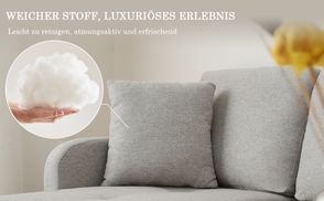 Luxuriöse Stoffqualität, einfach zu pflegen