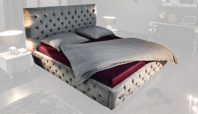 Dein neues, elegantes Doppelbett - mit Chesterfield Design!