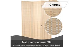 Paravent mit Wendeeffekt