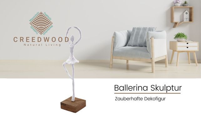 Ballerina Skulptur „Ballett II“, Tänzerin