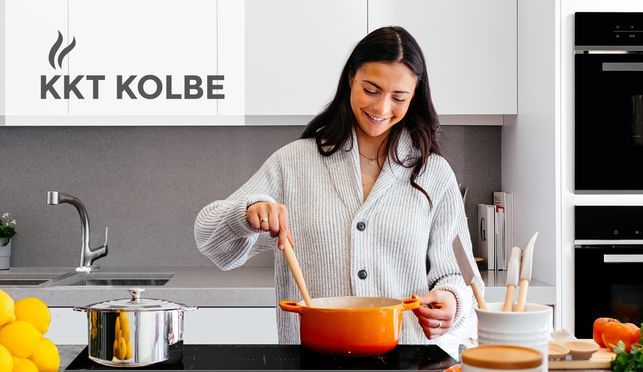 Induktionsfeld 77 cm / 5 Zonen / 9 Stufen / Schnellaufheizung