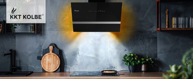 Dunstabzugshaube / Kopffreie Wandhaube / 9 Stufen