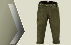Jagdhose aus weichem Büffelleder für Herren