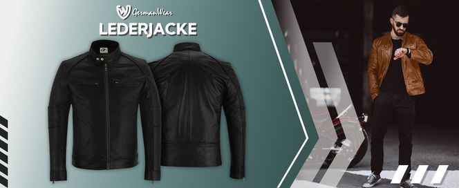 Lederjacke aus Lamm Nappa Leder für Herren
