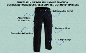 Funktion der Motorradhous beeindruckende Eigenschaften