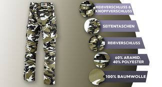 Motorrad Jeans mit vielen Funktionen