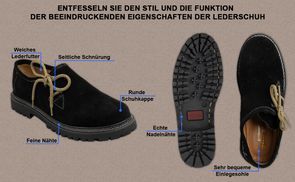 Funktion der Lederschuhe beeindruckende Eigenschaften