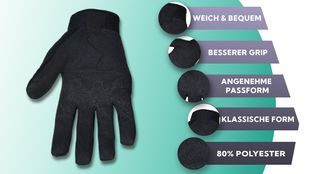 Motorradhandschuhe mit vielen Funktionen