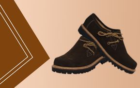 Die echten „Haferlschuhe“ sind aus Leder gefertigt