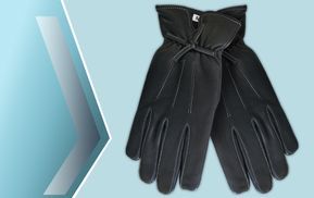 Die weichen Lederhandschuhe perfekt für die Attraktion