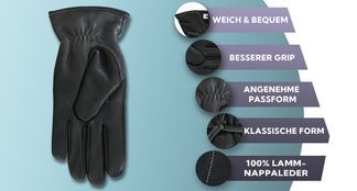 Lederhandschuhe mit vielen Funktionen