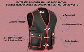 Funktion der Motorradweste beeindruckende Eigenschaften