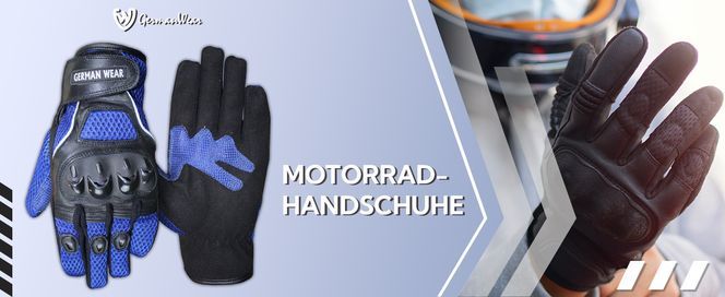 Motorradhandschuhe mit Keprotec Schutz und Thinsulate Wärme für Herren