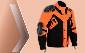 Textil Motorradjacke mit Protektoren