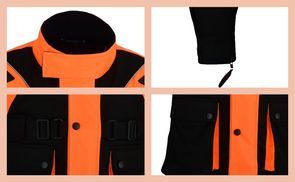 Motorradjacke mit vielen Funktionen für Herren