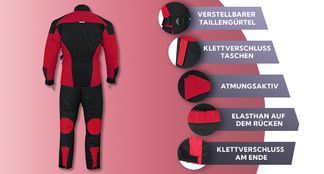 Motorradkombi mit vielen Funktionen