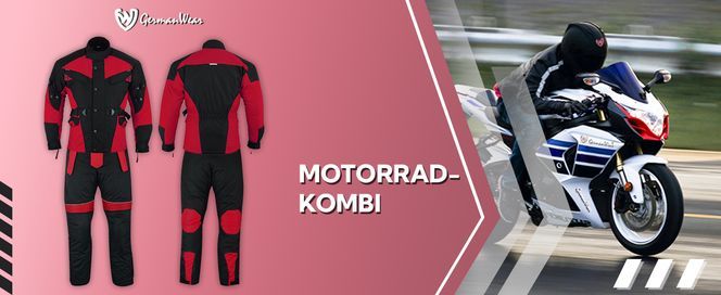 2 teiler Motorradkombi Cordura Textilien Motorradjacke + Motorradhose für Herren