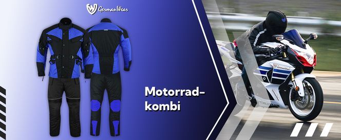 2 teiler Motorradkombi Cordura Textilien Motorradjacke + Motorradhose