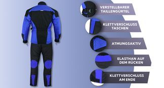 Motorradkombi mit vielen Funktionen