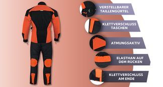 Motorradkombi mit vielen Funktionen