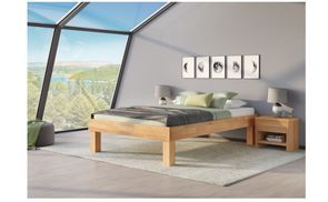 Holzbett Buhe geölt