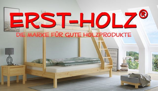 ERST-HOLZ Wandregal Wandregal 70 cm Holz Kiefer Bilderleiste