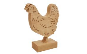 Huhn Holzdeko
