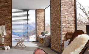 Für Wände und Säulen geeignet