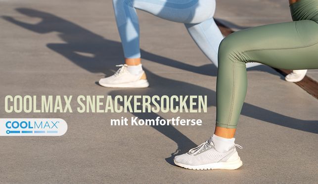 Collmax Sneakersocken mit Komfortferse von NORMANI