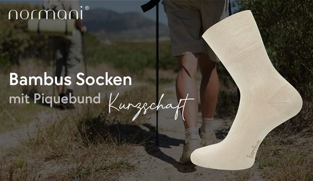 Kurzschaftsocken aus Baumviskose von NORMANI