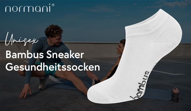 Sneaker Socken aus Bambus Viskose von NORMANI