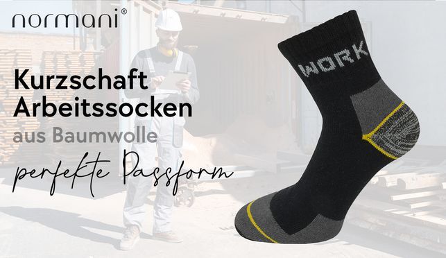 WORK Socken aus Baumwolle von NORMANI