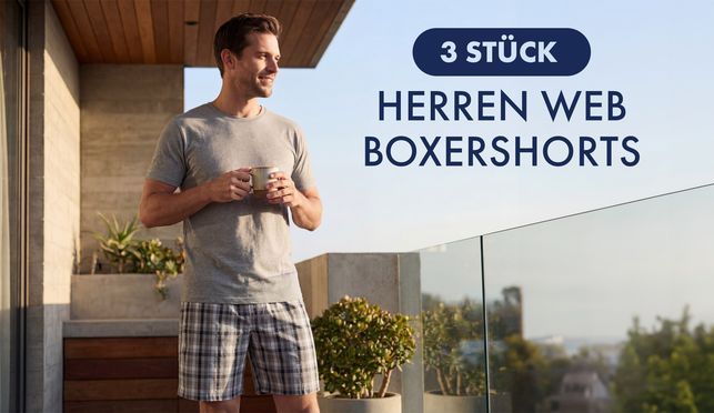 Bequeme und praktische Boxershorts für jeden Tag