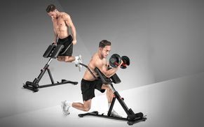 Krafttraining mit Hanteln & Dip Station