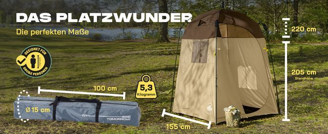 DAS PLATZWUNDER FÜR DEIN OUTDOOR ERLEBNIS!
