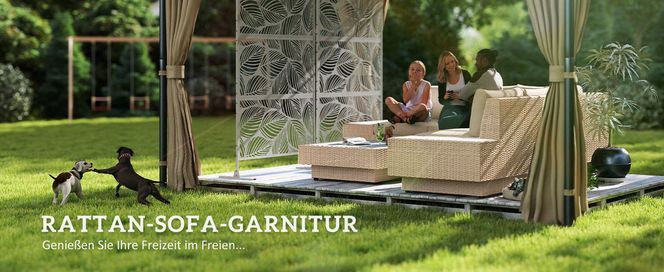 Polyrattan Sitzgruppe