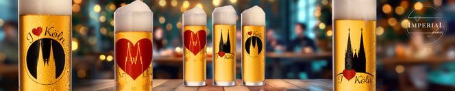 IMPERIAL Glass Biergläser mit Kölner Dom Motiven