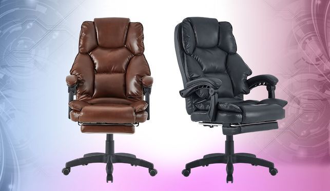 Chefsessel im edlen Lederoptik-Design