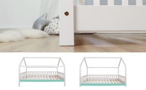 Mitwachsendes Kinderbett – Dank Höhenverstellbarkeit 