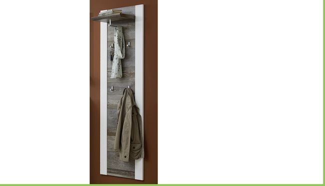 Mila III – Garderobenpaneel mit 4 Haken