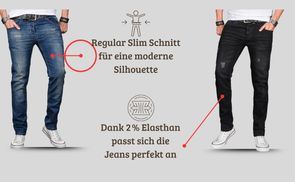 Slim Fit mit Flex Faktor